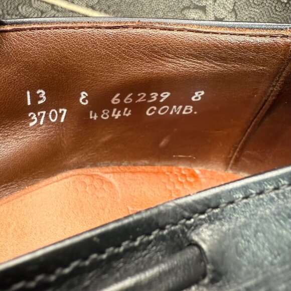 Allen Edmonds Arlington Black Leather Tassel Loafers Mens Size 13 E Dress Shoes - Picture 5 of 9